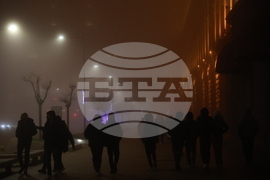 София - новогодишна нощ - гъста мъгла
