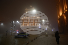 София - новогодишна нощ - гъста мъгла