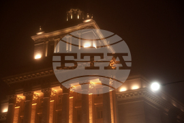 София - новогодишна нощ - гъста мъгла