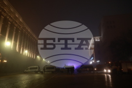 София - новогодишна нощ - гъста мъгла