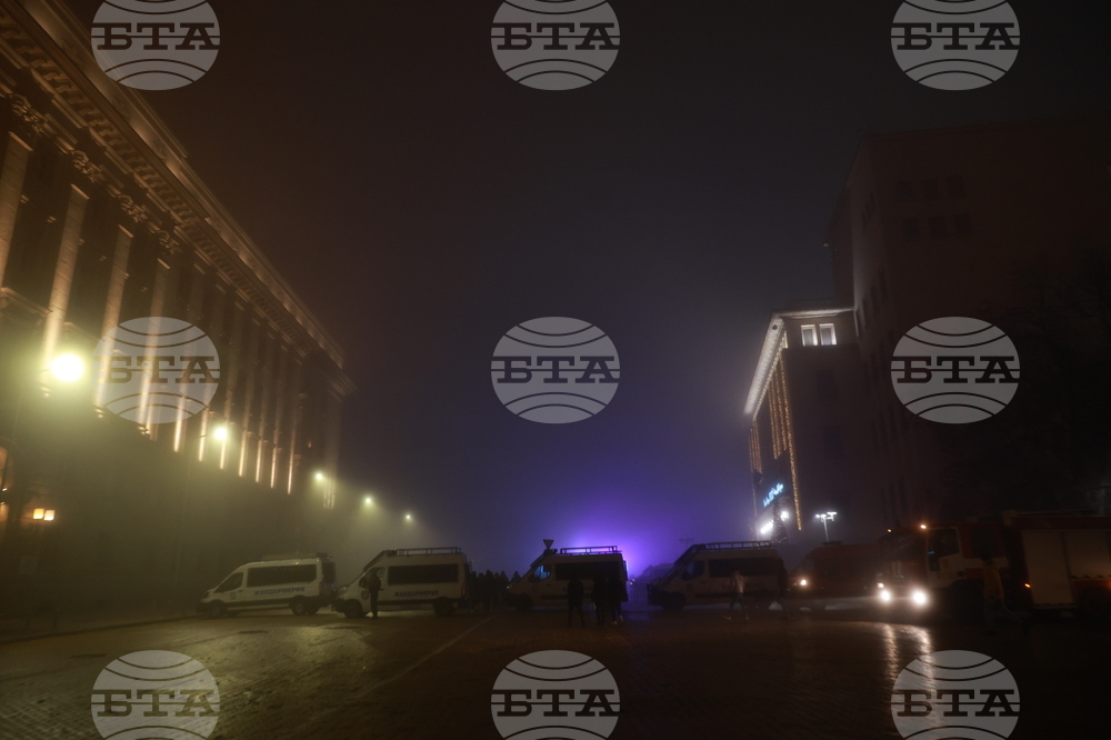 София - новогодишна нощ - гъста мъгла