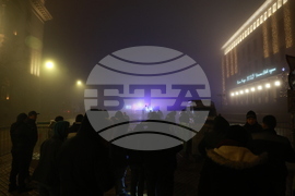 София - новогодишна нощ - гъста мъгла