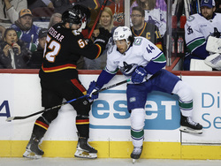 Canucks Flames Hockey