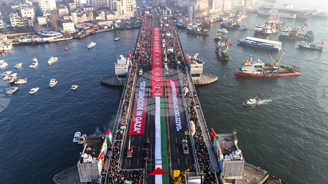 Десетки организации от Турция подготвят в Истанбул масова демонстрация в подкрепа на Газа в първия ден на новата година 