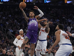 Jazz Knicks Basketball