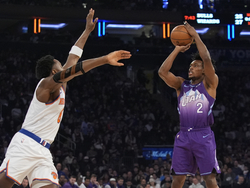 Jazz Knicks Basketball