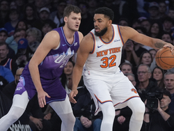 Jazz Knicks Basketball