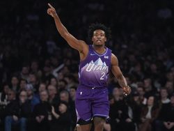 Jazz Knicks Basketball