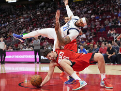 APTOPIX Mavericks Rockets Basketball