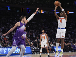 Jazz Knicks Basketball