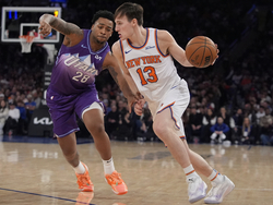 Jazz Knicks Basketball