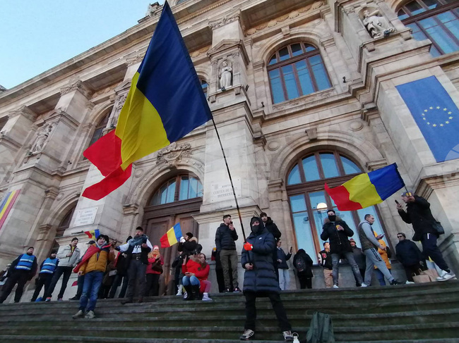 Румъния - протест