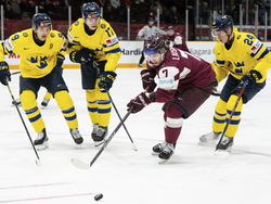 Latvia Sweden World Junior Hockey