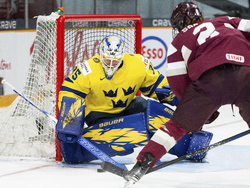 Latvia Sweden World Junior Hockey