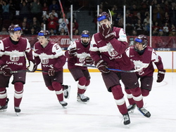 Latvia Sweden World Junior Hockey
