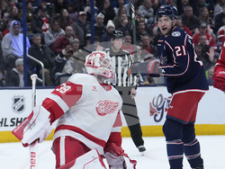 Red Wings Blue Jackets Hockey