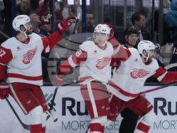 Red Wings Blue Jackets Hockey