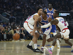 76ers Warriors Basketball