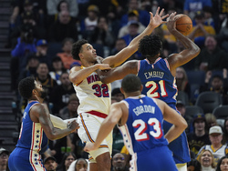 76ers Warriors Basketball