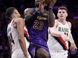 Trail Blazers Lakers Basketball
