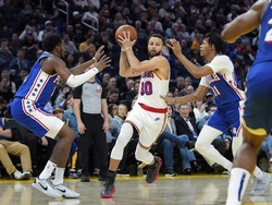 76ers Warriors Basketball