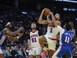 76ers Warriors Basketball