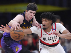 Trail Blazers Lakers Basketball