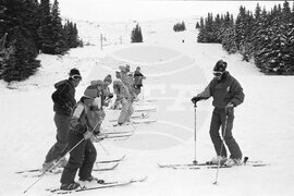 Ваканционни дни на хижа "Алеко" на Витоша през 1987 година
