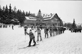 Ваканционни дни на хижа "Алеко" на Витоша през 1987 година