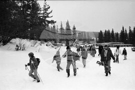 Ваканционни дни на хижа "Алеко" на Витоша през 1987 година