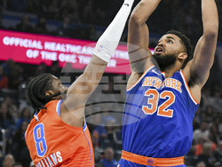 Knicks Thunder Basketball