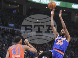 Knicks Thunder Basketball