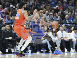 Knicks Thunder Basketball