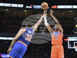 Knicks Thunder Basketball