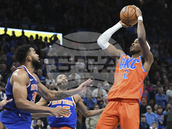 Knicks Thunder Basketball