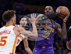 Hawks Lakers Basketball