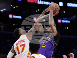 Hawks Lakers Basketball