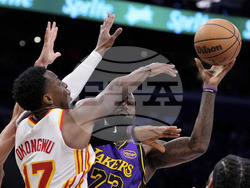 Hawks Lakers Basketball