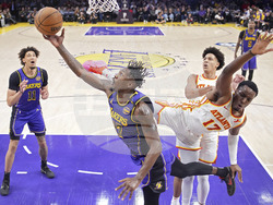 Hawks Lakers Basketball