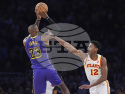 Hawks Lakers Basketball
