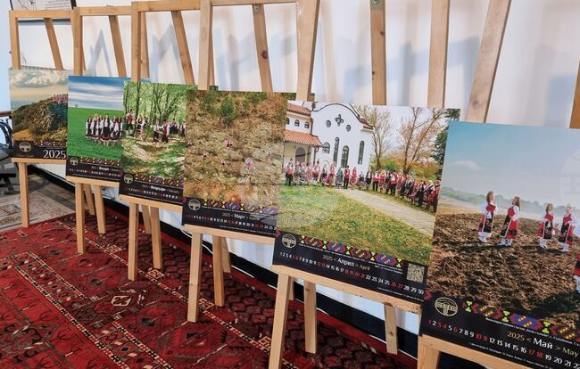 Звукови файлове обогатяват годишния календар за 2025 г. на ямболската община Тунджа