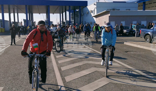 България - Румъния - Видин - Калафат - Дунав мост 2 - велопоход - Шенген