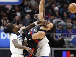 Timberwolves Pistons Basketball