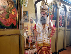 Радомир - патриарх Даниил - храм „Свети великомъченик Димитър Солунски“ - света литургия