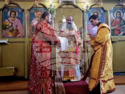 Радомир - патриарх Даниил - храм „Свети великомъченик Димитър Солунски“ - света литургия