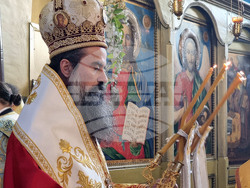 Радомир - патриарх Даниил - храм „Свети великомъченик Димитър Солунски“ - света литургия