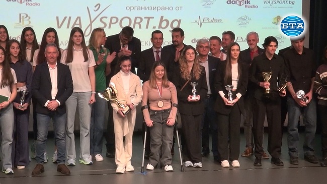 Гимнастичката Валентина Георгиева бе избрана за най-добър млад спортист на България за 2024 година