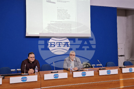 Национален пресклуб на БТА София - д-р Иван Славов пресконференция