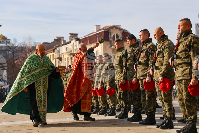Благоевград - Богоявление - освещаване на бойни знамена