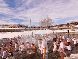 Самоков - Богоявление - кръст - ритуал